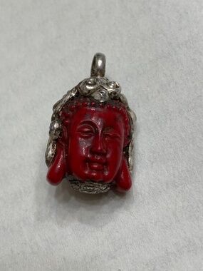 Red Buddha Pendant